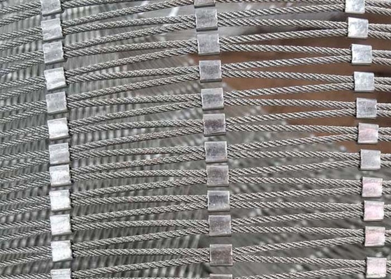 Anti acid  Sus316  Stainless Steel Fence Mesh Rope Mesh 3.0mm