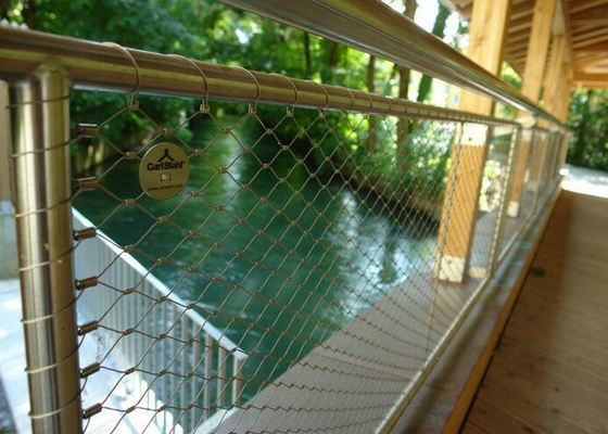 Anti acid  Sus316  Stainless Steel Fence Mesh Rope Mesh 3.0mm