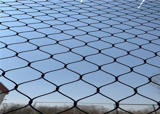 Strong Stainless Steel Cable Wire Rope Mesh Aviary Wire Netting For Zoo Mesh