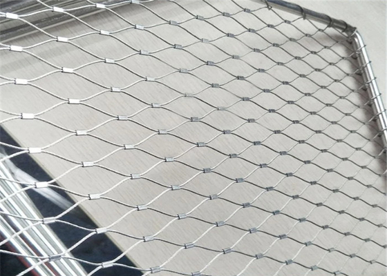 Ss316 Ferrule Diamond Aviary Wire Netting For Zoo Fence