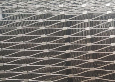 Knotted Type SS316 Wire Rope Mesh Fencing 1.2 mm to 4.0 mm CE SGS