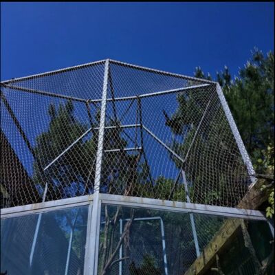 Diamond Hole Stainless Steel  X Tend Cable Mesh Used For Bridge Fence