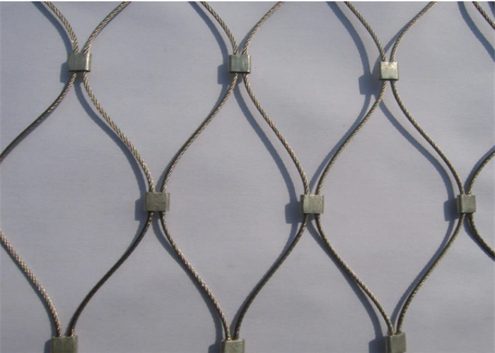 Ss316 Ferrule Diamond Aviary Wire Netting For Zoo Fence