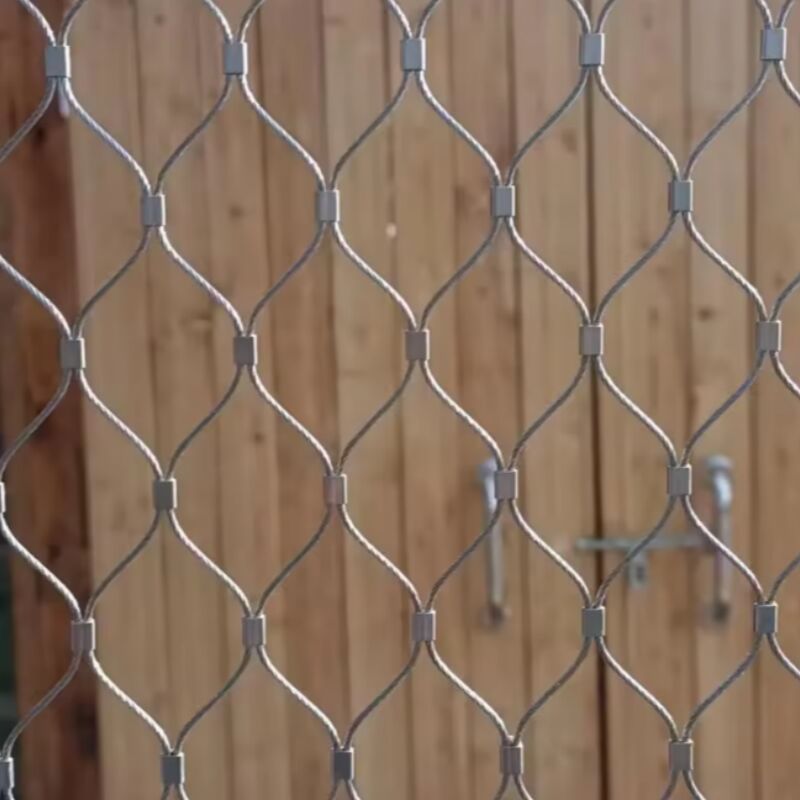 316 Stainless Steel wire Rope Mesh For Animal Zoo Enclosure Aviary Bird Net