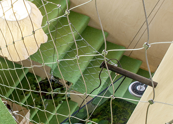 کارخانه معماری Trellis Wire Rope Mesh 3.0mm Dia