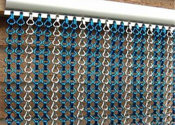 صفحه درب زنجیر حشره پرنده آلومینیومی 100x200 سانتی متر