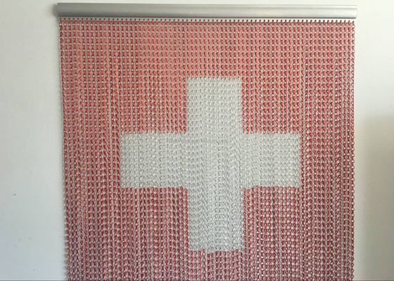 آلومینیوم پرده آنودایز شده جذاب با زنجیره پیوند