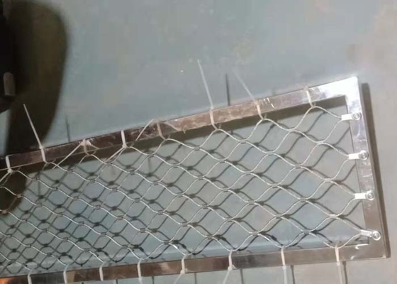 مش کابل بلوستراد 0.5-30 متری با قاب بدون زنگ زدگی جلوگیری از سقوط