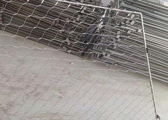 انعطاف پذیری توری توری طناب فولادی ضد زنگ معلق و عالی
