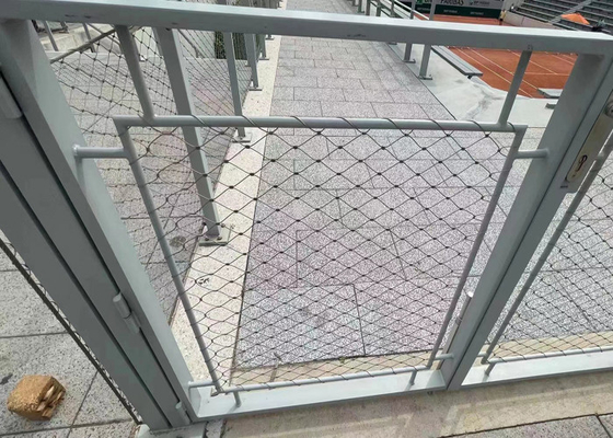 توری مشبک طناب سیمی Aisi 316 مقاوم در برابر خوردگی به عنوان توری امنیتی Balustrade