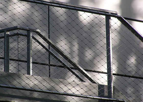 شبکه طناب فولادی محکم با دوام بالا، اندازه دیافراگم 25-300 میلی متر