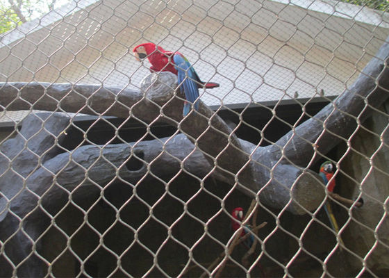 توری طناب سیمی استیل ضد زنگ 304 برای نردبان پرندگان با اندازه‌های سفارشی