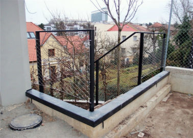 2.0mm فلزی شبکه فلزی ضد زنگ شبکه های فلزی انعطاف پذیر برای تزئینات پله