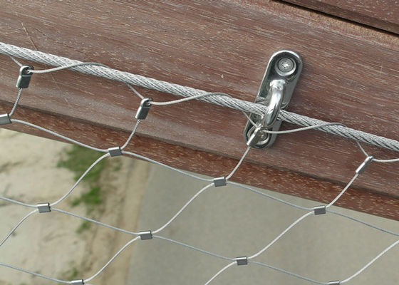AISI316 X-Tend Cable Wire Mesh Net 1.2mm-4.0mm از آهن ساخته شده