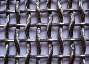 پانل های نرده ای شبکه های تزئینی معماری، مش سیم مش بافته شده از جنس استنلس استیل