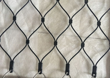 AISI 316 درجه سیاه سیم اکسید سیم طناب Ferruled و Knotted نوع