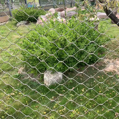 SUS 304 316 مش بافته شده / سگک فرول مش سیم طناب فولادی ضد زنگ برای محافظت از پرندگان