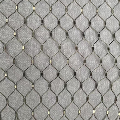 شبکه سیم فولادی ضد سقوط - قطر کابل 2.0mm