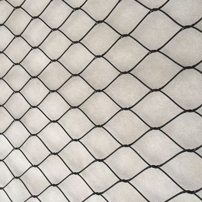 شبکه شبکه ای از سیم فولادی فولادی ضد زنگ با اکسید سیاه