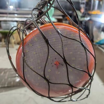 طناب فولادی ضد زنگ SS 316  ایمنی در برابر سقوط  تورهای ایمنی برای چراغ های LED سیل آسا