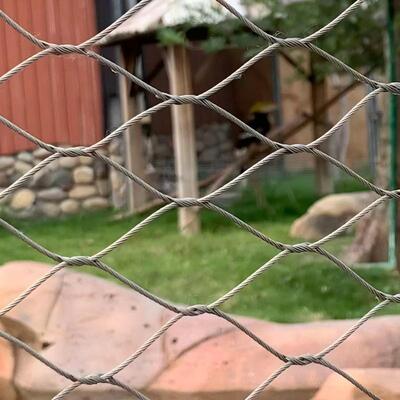 شبکه ضد سقوط از فولاد ضد زنگ انعطاف پذیر