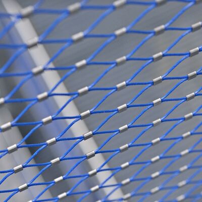 نصب آسان، بدون نیاز به نگهداری، توری سیم بکسل ضد خوردگی برای ایمنی راه پله و زمین بازی