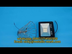 شبکه ایمنی با شبکه طناب فولاد ضد زنگ برای چراغ ها