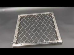 توری سیم طناب فولادی ضد زنگ برای پله ها چگونه است؟