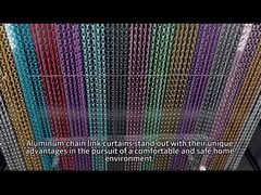 پرده زنجيره هاي آلومينيومي