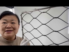 توری سیمی 2 میلی‌متری بافته شده از جنس استیل ضد زنگ برای قفس پرندگان، حصار، باغ وحش