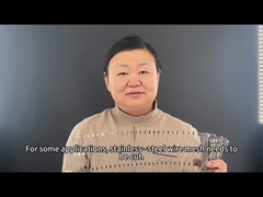 رسی از فولاد ضد زنگ با فلز الماس