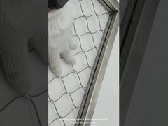 توری کابلی فولادی ضد زنگ تعبیه شده