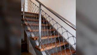 حصار ایمنی توری طناب فولادی 316